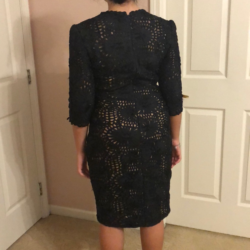 NWOT Jovani black and nude dress